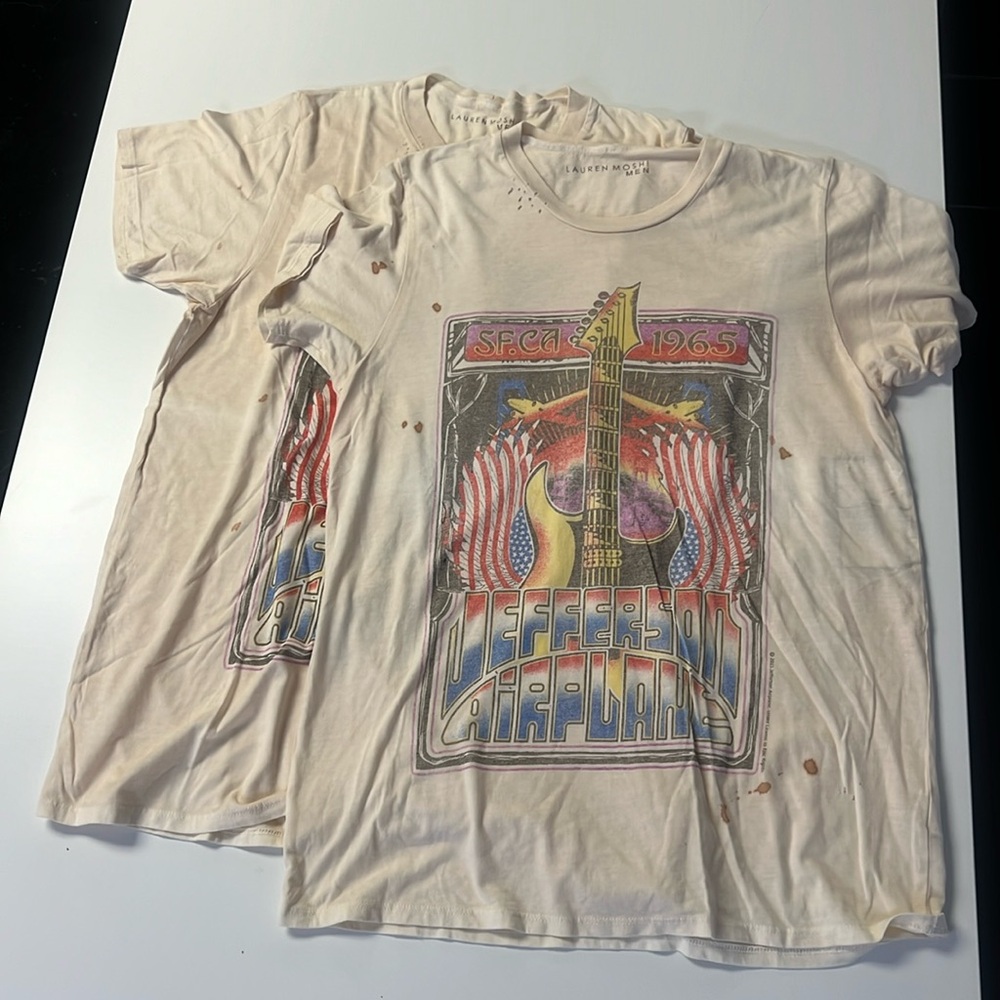 Lauren Moshi Men’s Collection Jefferson Airplane TShirt